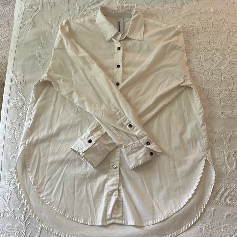 Mother Oxford White Blouse
